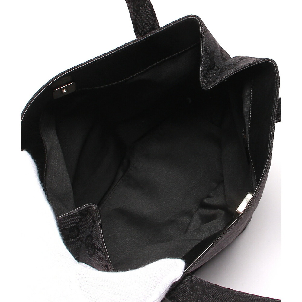 Gucci black GG monogram canvas tote bag - Picture 3 of 6